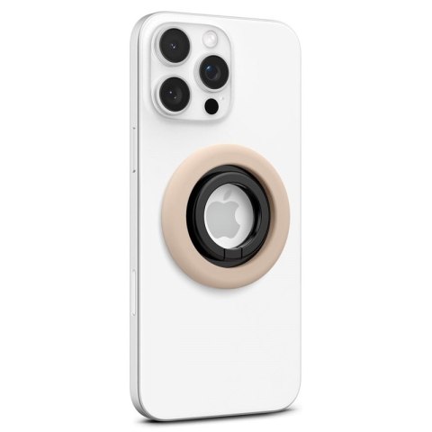 Spigen Nano Pop MagSafe Phone Ring - Magnetyczny uchwyt na palec z funkcją podstawki (Coconut Beige)