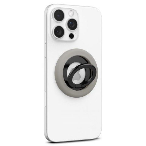 Spigen Nano Pop MagSafe Phone Ring - Magnetyczny uchwyt na palec z funkcją podstawki (Truffle Grey)