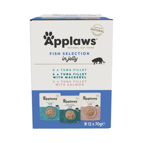 Applaws Cat Pouch Multipack Fish Selection 12x70g Applaws Cat Pouch Multipack Fish Selection 12x70g