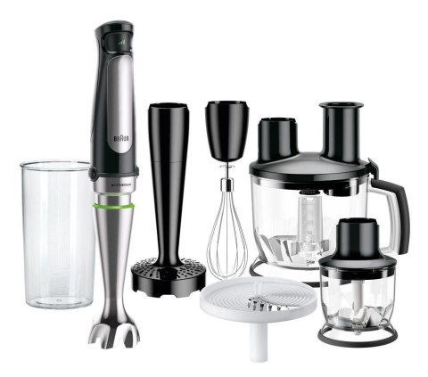 Braun MQ 7087X 1,2 l Blender immersyjny 1000 W Czarny, Stal nierdzewna
