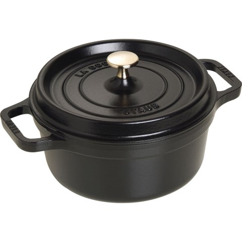 Garnek żeliwny okrągły STAUB 40509-305-0 - czarny 2.6 ltr Garnek żeliwny okrągły STAUB 40509-305-0 - czarny 2.6 ltr