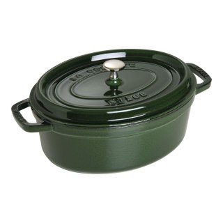 Garnek żeliwny owalny STAUB 40509-363-0 - zielony 4.2 ltr