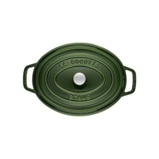 Garnek żeliwny owalny STAUB 40509-363-0 - zielony 4.2 ltr
