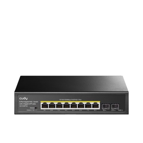 Switch CUDY GS1008PS2 8-Port Gigabit PoE+ 120W 2xSFP Switch CUDY GS1008PS2 8-Port Gigabit PoE+ 120W 2xSFP