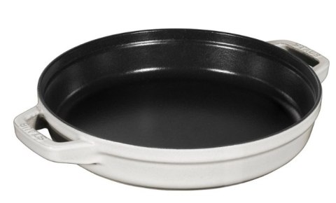Zestaw 3 naczyń żeliwnych z pokrywką STAUB 40508-388-0 - biała trufla 24 cm Zestaw 3 naczyń żeliwnych z pokrywką STAUB 40508-388-0 - biała trufla 24 cm