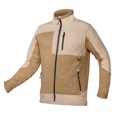 Bluza softshell OUTDOOR, beżowa, rozmiar S Bluza softshell OUTDOOR, beżowa, rozmiar S