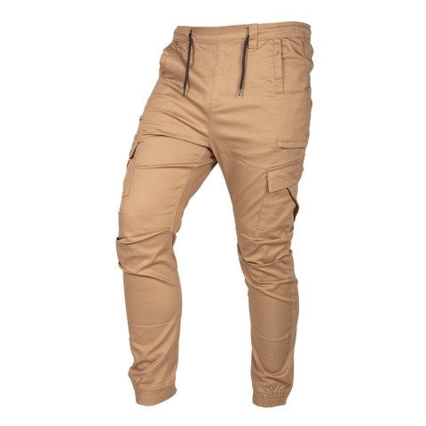 Spodnie robocze OUTDOOR, typu jogger, beżowe, rozmiar M Spodnie robocze OUTDOOR, typu jogger, beżowe, rozmiar M