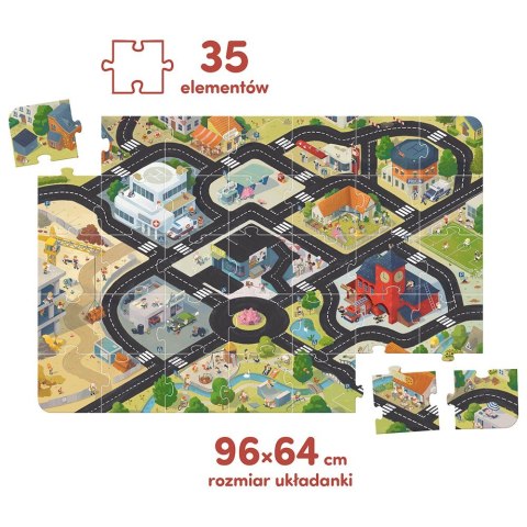Duuuże puzzle - Droga dla pojazdów Duuuże puzzle - Droga dla pojazdów