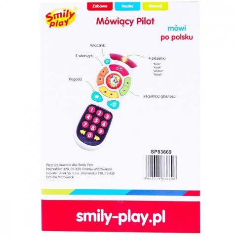 Pilot TV z muzyką i światłem Pilot TV z muzyką i światłem