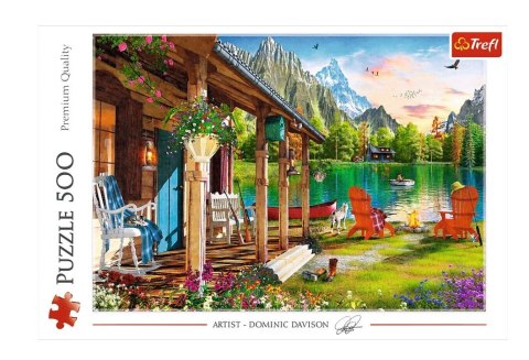 Puzzle 500 elementów Domek w górach Puzzle 500 elementów Domek w górach