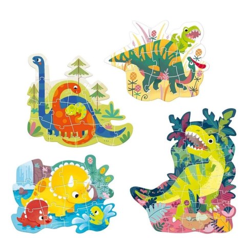 Puzzle progresywne - Dinozaury Puzzle progresywne - Dinozaury