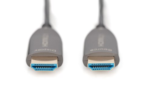 Kabel połączeniowy hybrydowy HDMI 2.1 Ultra High Speed 8K60Hz UHD HDMI A/HDMI A M/M czarny 15m Kabel połączeniowy hybrydowy HDMI 2.1 Ultra High Speed 8K60Hz UHD HDMI A/HDMI A M/M czarny 15m