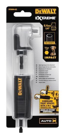 DEWALT UCHWYT KĄTOWY DO BITÓW NA KWADRAT 1/4"