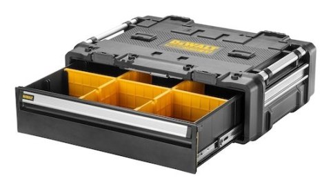 DeWALT DWST60510-1 pudełko na narzędzia Przybornik Metal, Plastik Czarny, Stal nierdzewna, Żółty