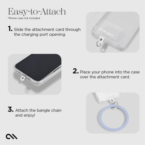 Case-Mate Phone Bangle - Brelok / bransoletka na nadgarstek do smartfona (Pale Blue) Case-Mate Phone Bangle - Brelok / bransoletka na nadgarstek do smartfona (Pale Blue)