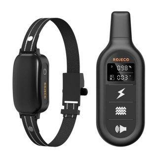 Elektryczna obroża antyszczekowa Rojeco 1000M PD521 (Czarna)
