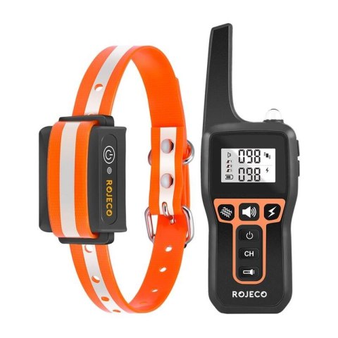 Elektryczna obroża antyszczekowa Rojeco 1000m PD529 (Pomarańczowa) Elektryczna obroża antyszczekowa Rojeco 1000m PD529 (Pomarańczowa)