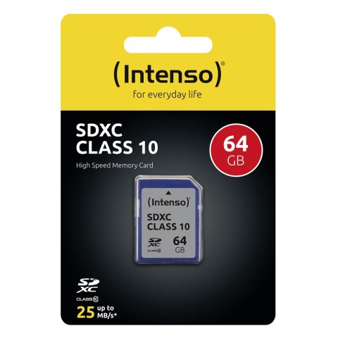 Intenso 3411490 pamięć flash 64 GB SDXC Klasa 10