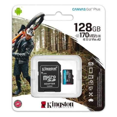 Karta pamięci microSD 128GB Canvas Go Plus 170/90MB/s Adapter Karta pamięci microSD 128GB Canvas Go Plus 170/90MB/s Adapter