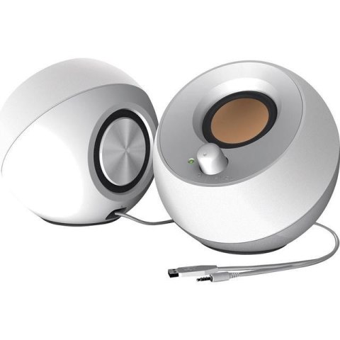 Zestaw głośników komputerowe Creative Pebble 2.0 51MF1680AA001 (2.0; kolor biały) Zestaw głośników komputerowe Creative Pebble 2.0 51MF1680AA001 (2.0; kolor biały)