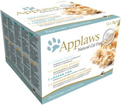 APPLAWS CAT Supreme Selection - mokra karma dla kotów - MIX smaków 12x70g APPLAWS CAT Supreme Selection - mokra karma dla kotów - MIX smaków 12x70g