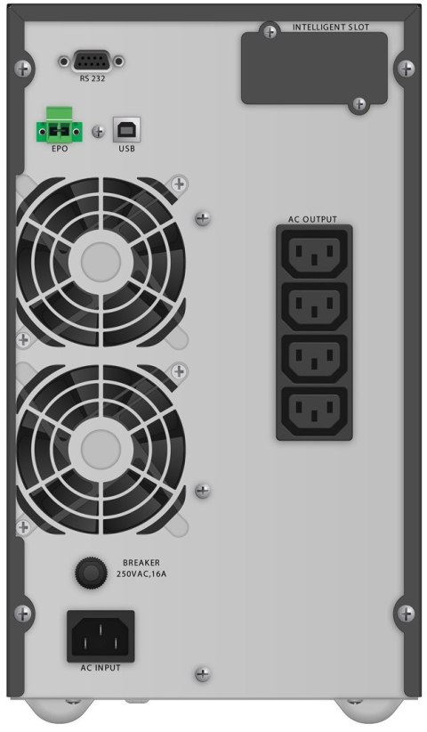 PowerWalker VFI 2000 TG Podwójnej konwersji (online) 2 kVA 1800 W 4 x gniazdo sieciowe PowerWalker VFI 2000 TG Podwójnej konwersji (online) 2 kVA 1800 W 4 x gniazdo sieciowe