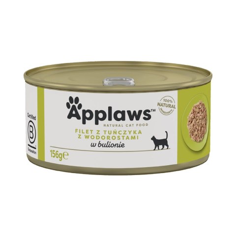 Applaws Cat Tin Tuna Fillet with Seaweed 156g Applaws Cat Tin Tuna Fillet with Seaweed 156g