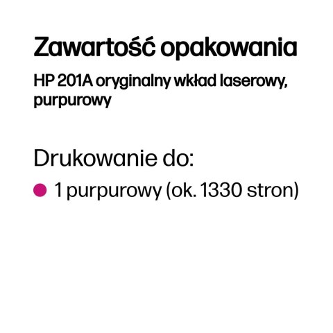 TONER CARTRIDGE 201A MAGENTA/.