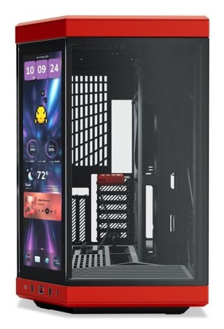 HYTE Y70 Touch Infinite Midi Tower Czarny, Kolor wiśniowy