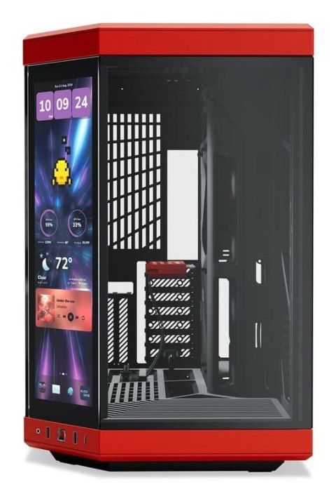 HYTE Y70 Touch Infinite Midi Tower Czarny, Kolor wiśniowy HYTE Y70 Touch Infinite Midi Tower Czarny, Kolor wiśniowy
