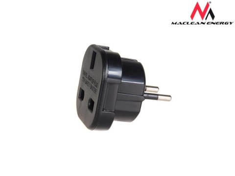 Przejściówka adapter EU na UK MCE72 Czarna