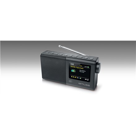 Przenośne radio Muse M-117 DB FM, DAB/DAB+ Przenośne czarne wejście AUX Przenośne radio Muse M-117 DB FM, DAB/DAB+ Przenośne czarne wejście AUX