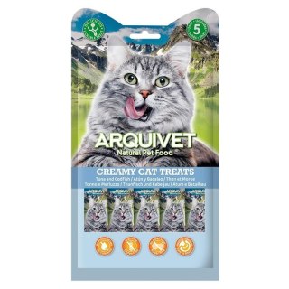 ARQUIVET Kremowa przekąska tuńczyk, dorsz 5X14 g