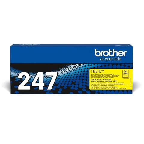 Toner Brother żółty TN247Y=TN-247Y, 2300 str. Toner Brother żółty TN247Y=TN-247Y, 2300 str.