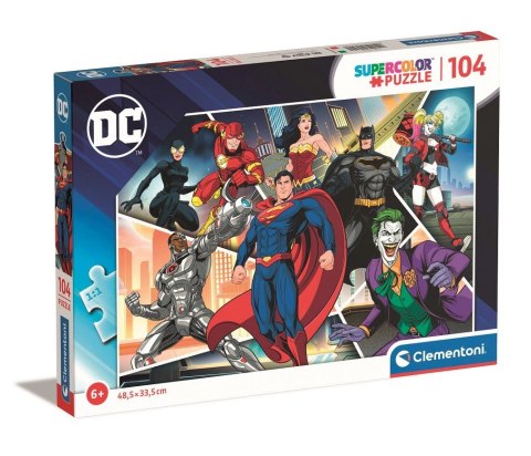 Puzzle 104 elementy Super Kolor DC Comics Puzzle 104 elementy Super Kolor DC Comics