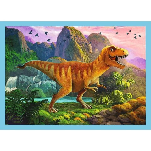 Puzzle 4w1 Wyjątkowe dinozaury Puzzle 4w1 Wyjątkowe dinozaury