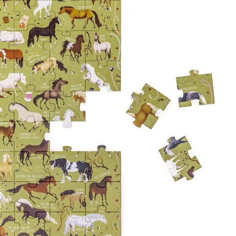 Puzzle 60 elementów Puzzlove - Konie Puzzle 60 elementów Puzzlove - Konie