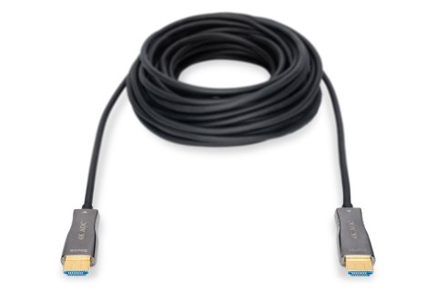 DIGITUS KABEL POŁĄCZENIOWY HYBRYDOWY AOC HDMI 2.0 PREMIUM HIGH SPEED 4K60HZ UHD HDMI A/HDMI A M/M CZARNY 15M AK-330125-150-S DIGITUS KABEL POŁĄCZENIOWY HYBRYDOWY AOC HDMI 2.0 PREMIUM HIGH SPEED 4K60HZ UHD HDMI A/HDMI A M/M CZARNY 15M AK-330125-150-S