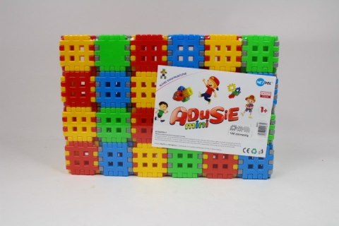 Klocki konstrukcyjne ADUSIE MINI 144 elementy Klocki konstrukcyjne ADUSIE MINI 144 elementy