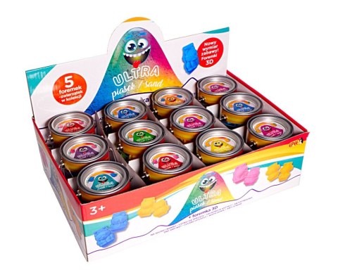 Piasek UltraPiasek puszka 150g MIX 8 wzorów Piasek UltraPiasek puszka 150g MIX 8 wzorów