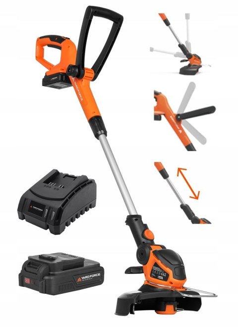 Podkaszarka żyłkowa 20 v, 2,0 ah, 25 cm Podkaszarka żyłkowa 20 v, 2,0 ah, 25 cm