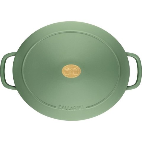 Garnek żeliwny owalny BALLARINI BELLAMONTE 75003-574-0 - 5,5 ltr zielony Garnek żeliwny owalny BALLARINI BELLAMONTE 75003-574-0 - 5,5 ltr zielony