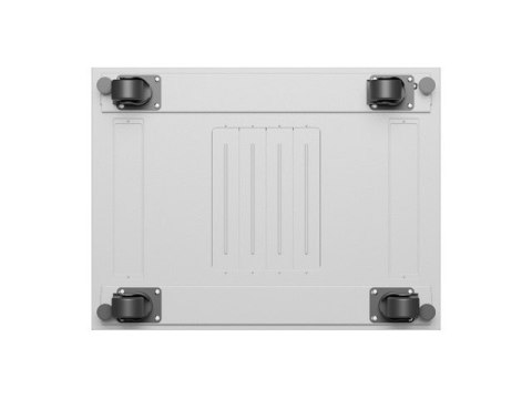 LANBERG SZAFA RACK STOJĄCA 19" 22U 600X800 SZARA DRZWI SZKLANE LCD V2 (FLAT PACK)