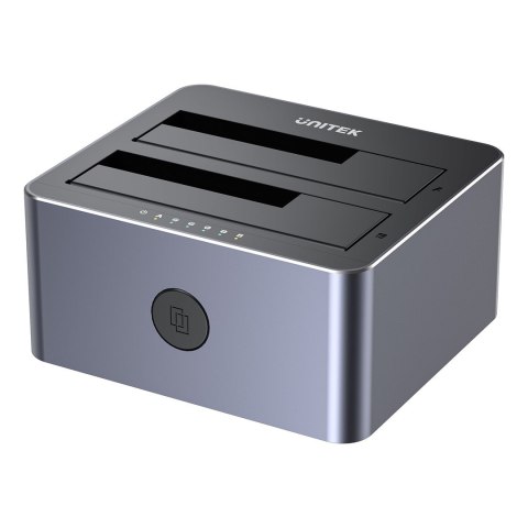 Stacja dokująca dla dysków pamięci masowej - Unitek (Y-3026GY01-EU) 2x SATA III 2.5"/3.5" USB 3.0 5Gbps