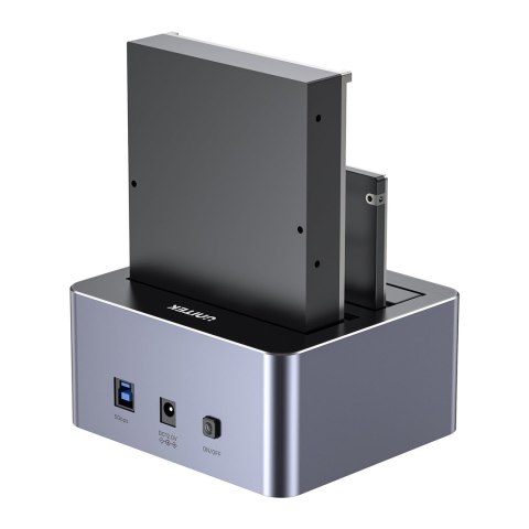 Stacja dokująca dla dysków pamięci masowej - Unitek (Y-3026GY01-EU) 2x SATA III 2.5"/3.5" USB 3.0 5Gbps