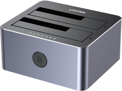 Stacja dokująca dla dysków pamięci masowej - Unitek (Y-3026GY01-EU) 2x SATA III 2.5"/3.5" USB 3.0 5Gbps