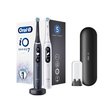 Braun Szczoteczka elektryczna Oral-B iO7 DuoPack Black + White