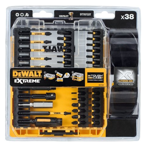 DeWALT DT70733T zestaw bity końcówki udarowe 38szt