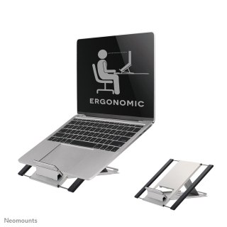 Neomounts NSLS100 stojak na laptop Półka wysięgnikowa na notebooka Srebrny 55,9 cm (22")