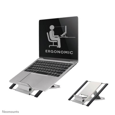 Neomounts NSLS100 stojak na laptop Półka wysięgnikowa na notebooka Srebrny 55,9 cm (22")